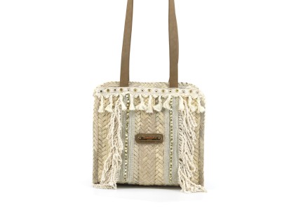 Bolso Bowling MICHELLE beige